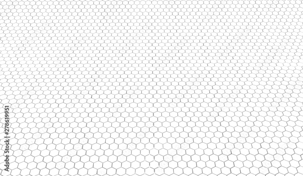 Duotone hexagon 3D background texture. 3d rendering illustration. Futuristic abstract background. Duotone hexagon 3D background texture. 3d rendering illustration. Futuristic abstract background.