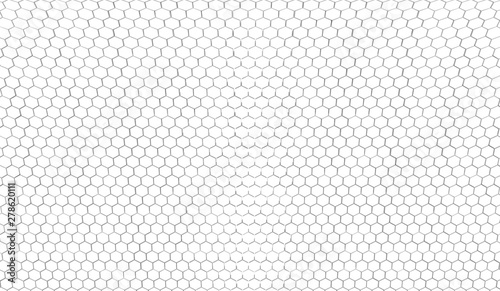 Duotone hexagon 3D background texture. 3d rendering illustration. Futuristic abstract background.