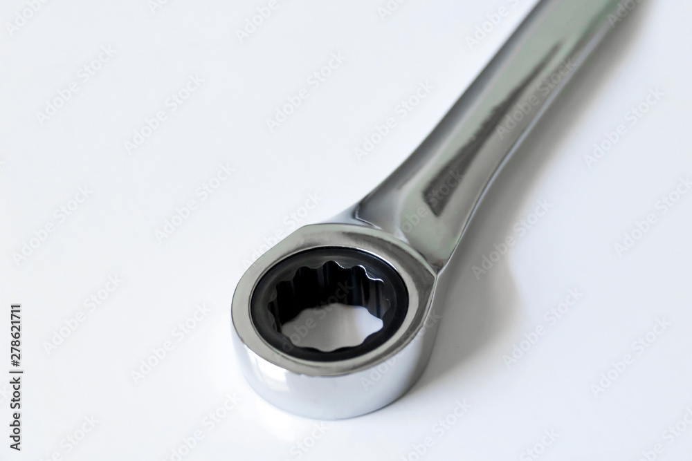 wrench on white background wrench on white background
