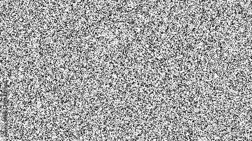 White noise texture. Static interference grunge vector background. TV  screen no signal. Stock Vector, white noise 