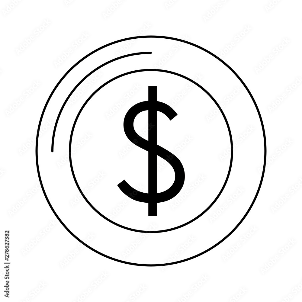 saving money cash coin cartoon in black and white saving money cash coin cartoon in black and white