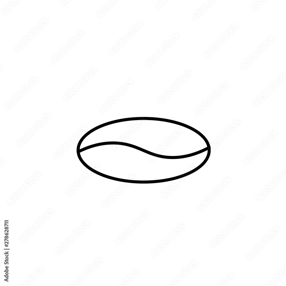 coffee beans icon. caffeine symbol. Flat vector illustration isolated on white background. coffee beans icon. caffeine symbol. Flat vector illustration isolated on white background.