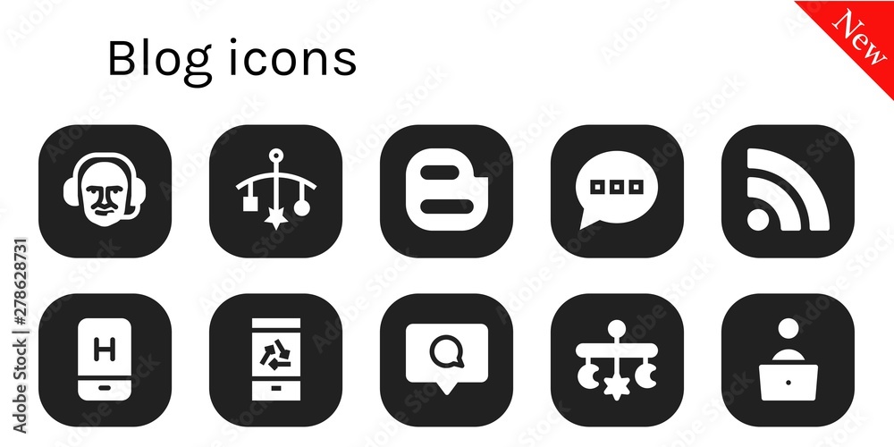 blog icon set blog icon set