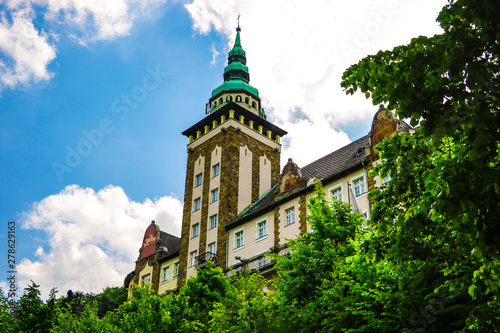 фотографія Miskolc, Hungary, May 20, 2019: Castle Hotel Palota in Lillafured, Miskolc