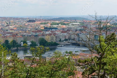 aerial view of the prague