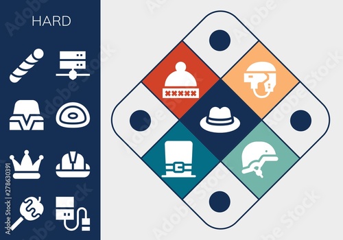 hard icon set