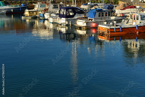 Jersey, U.K. July 15th 2019, Local fishing boat of the old French harbour in St Helier.