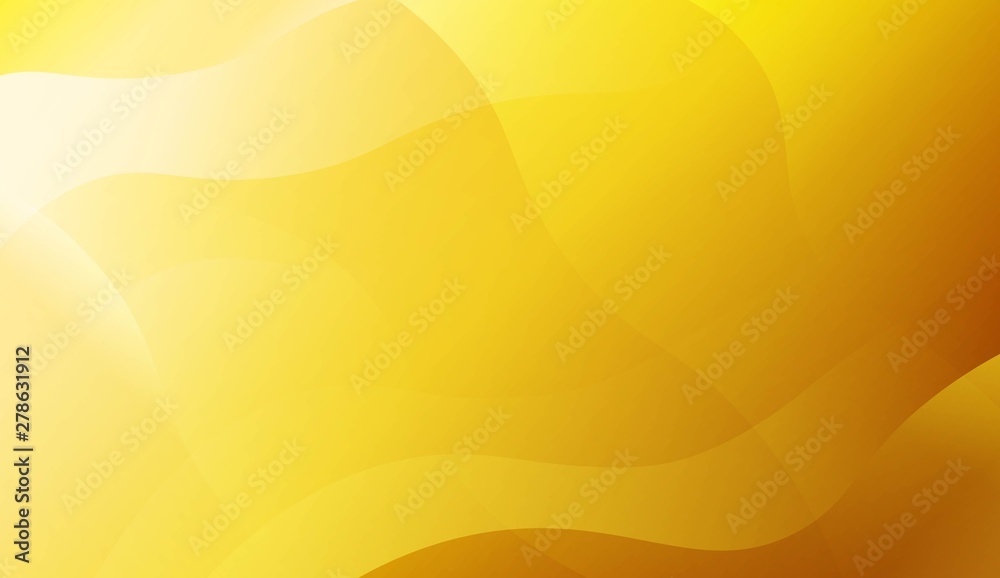 Abstract Gold Waves. Futuristic Technology Style Background. For Business Presentation Wallpaper, Flyer, Cover. Vector Illustration with Color Gradient. Abstract Gold Waves. Futuristic Technology Style Background. For Business Presentation Wallpaper, Flyer, Cover. Vector Illustration with Color Gradient.