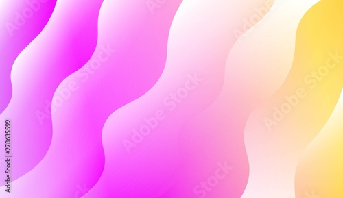 Fototapeta Naklejka Na Ścianę i Meble -  Modern Background With Dynamic Effect. For Your Design Wallpapers Presentation. Vector Illustration with Color Gradient.