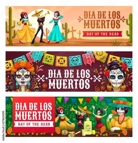 Day of Dead, Dia de los Muertos holiday in Mexico