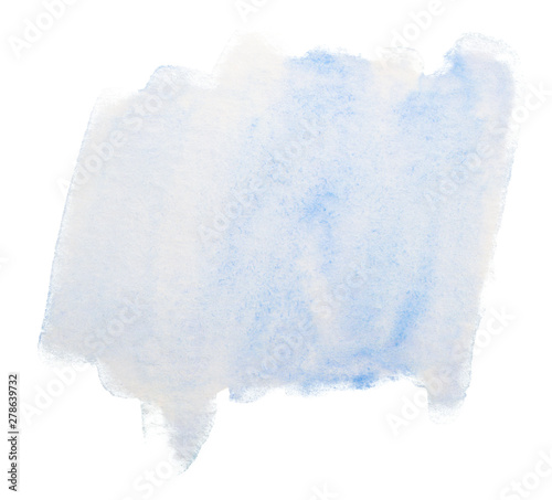 watercolor element blot with watercolor paint texture. background spot for design on white background