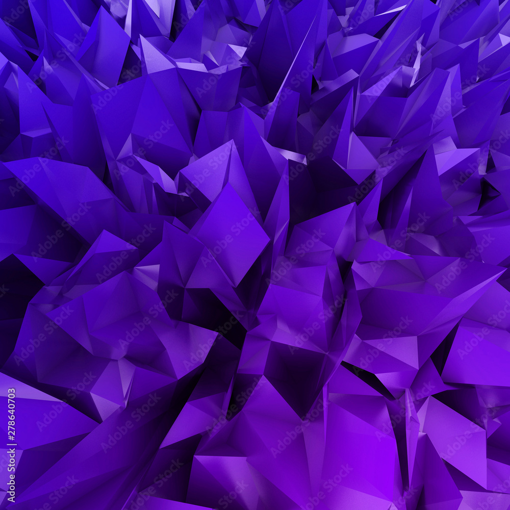 Abstract background, with techno shapes and colors; high quality 3d rendering