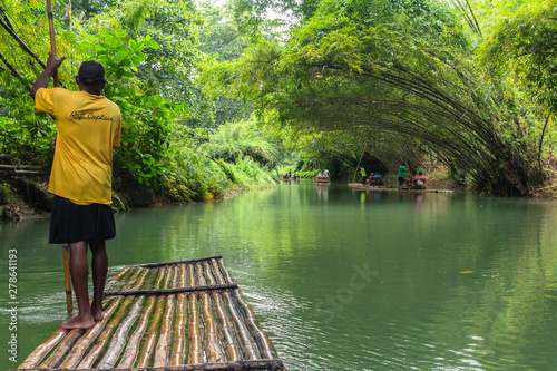 Gentle River Rafting through the rain forest.