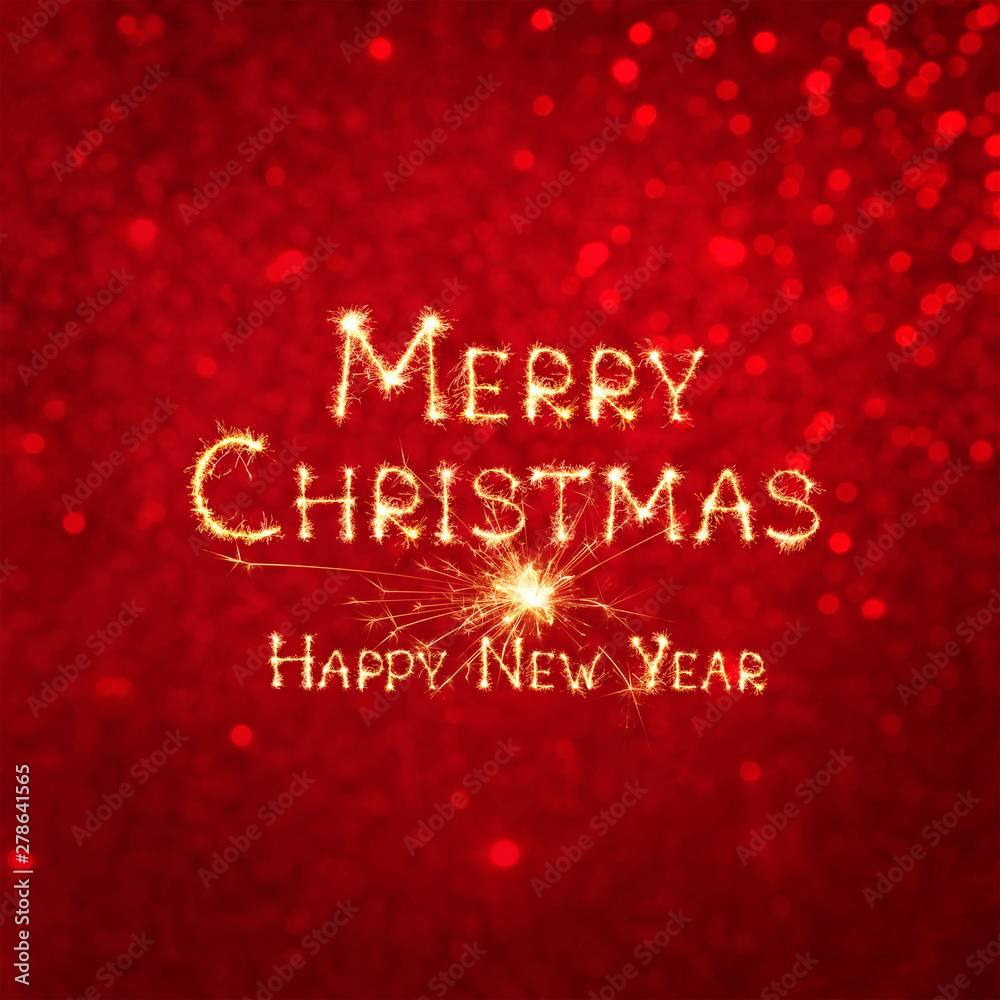 Square greeting card Merry Christmas and Happy New Year Square greeting card Merry Christmas and Happy New Year