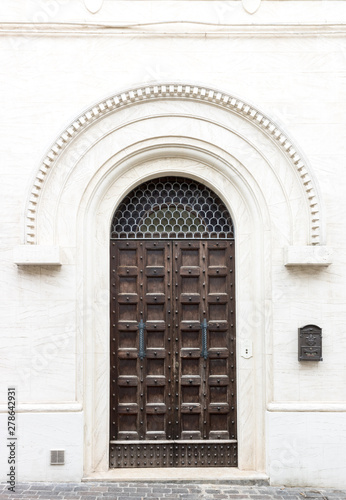Old and colorful door, Italian architecture © tostphoto