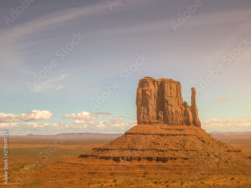 one of the mittens in monument valley