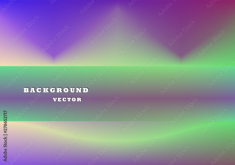 Abstract purple and green vector illustration, background. Poster, presentation.