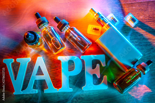 The vaping concept. Electro...