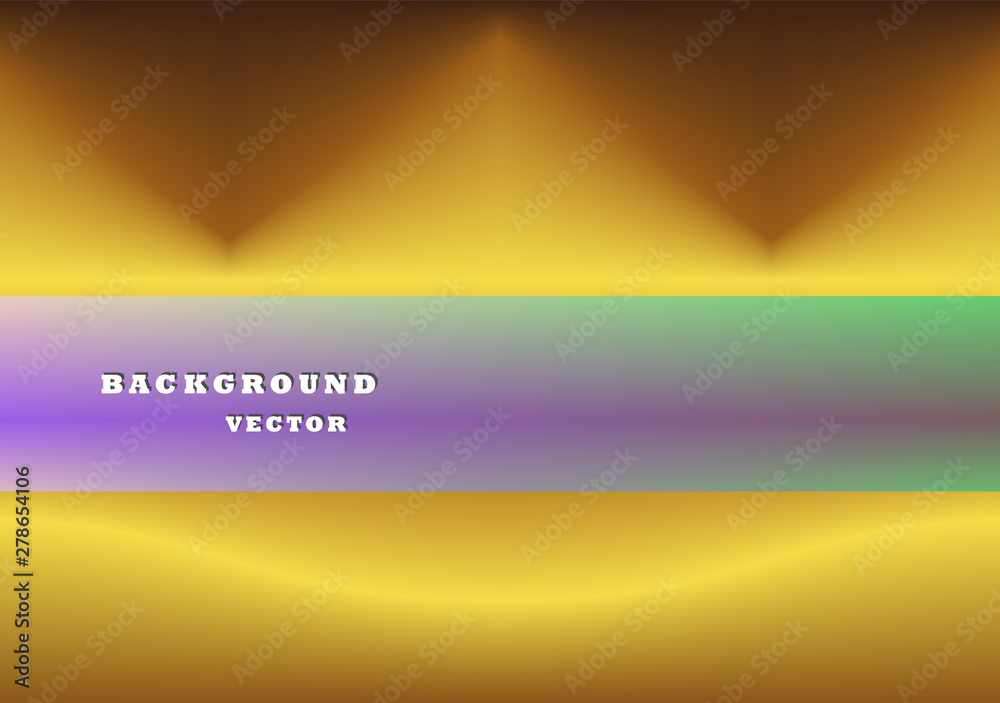 Wavy, abstract, geometric, gold background. Yellow blur, movement. Vector illustration. Wavy, abstract, geometric, gold background. Yellow blur, movement. Vector illustration.