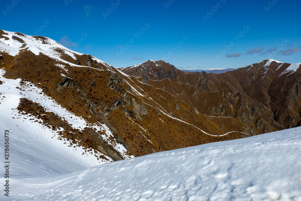 Stunning views from the top of Roy's Peak in Wanaka New Zealand