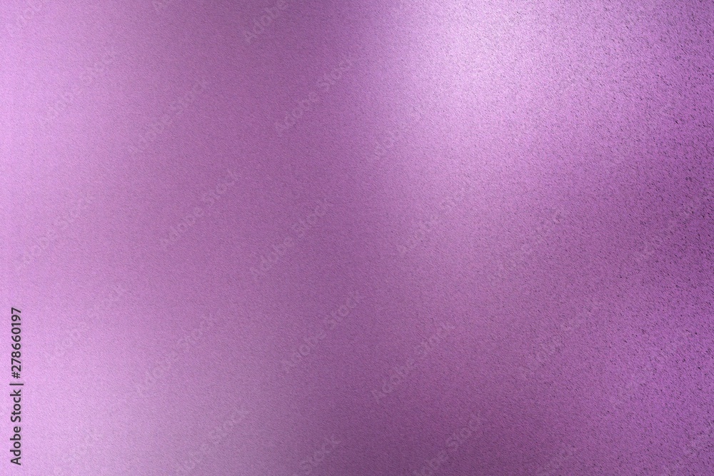Scratches on purple metal wall, abstract texture backgroundc
