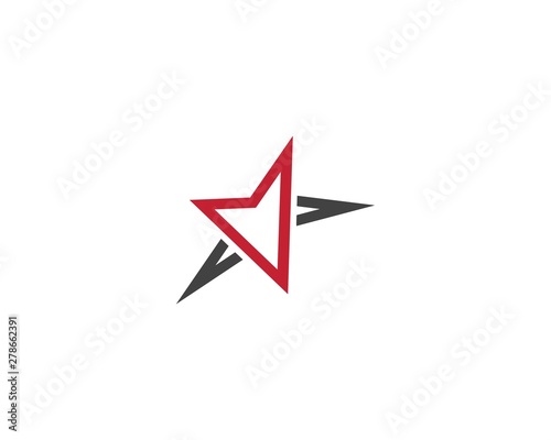 Wallpaper Mural Red and blue Star business Logo Template vector icon Torontodigital.ca
