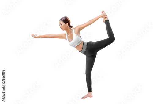 Asian healthy woman practicing yoga © Leo Lintang