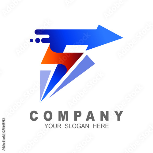 Free Download Logo letter s arrow logo, speed and arrow design vector - GFXLoad