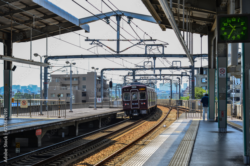 Kintetsu Railway Station in Kyoto, Japan