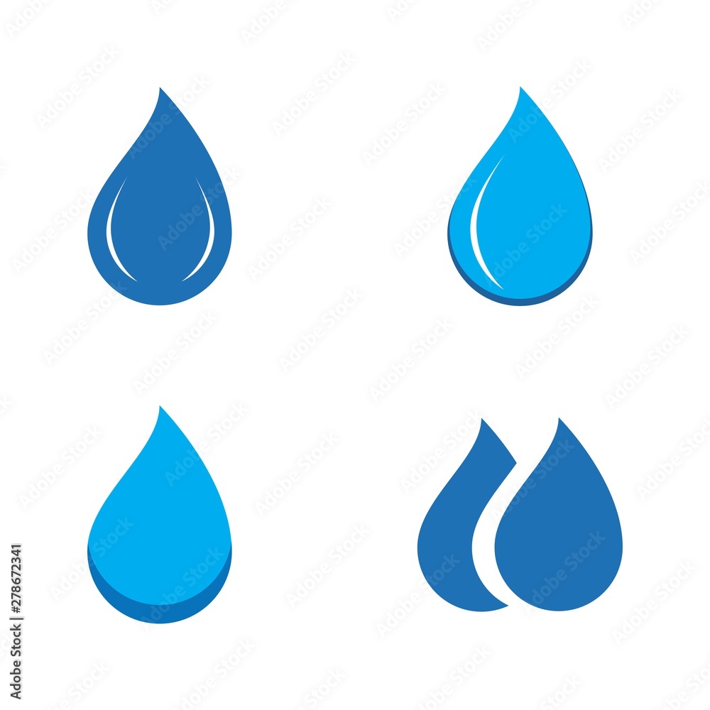 water drop Logo Template water drop Logo Template