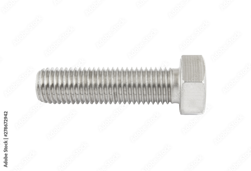 Big screw isolated on white background Big screw isolated on white background