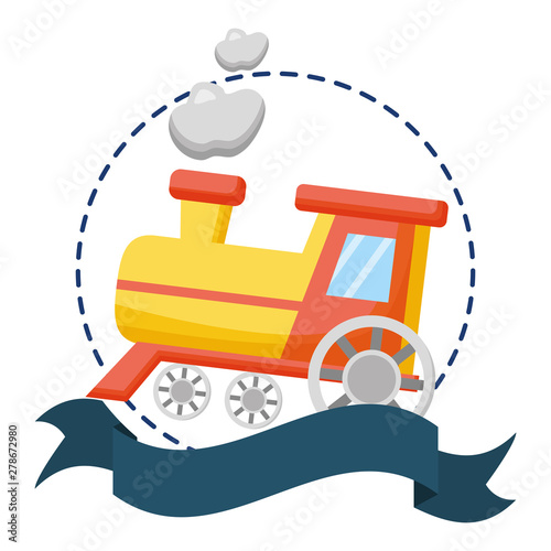 baby toys train sticker ribbon