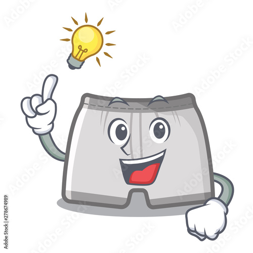 Have an idea swimming trunk in the cartoon locker