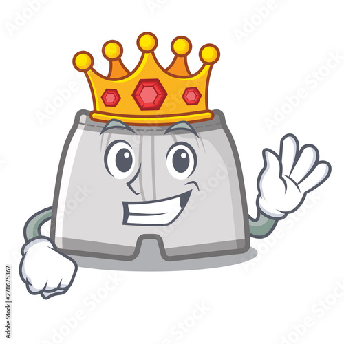 King swimming trunk in the cartoon locker