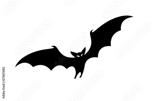 bat silhouettes - Halloween vector illustration