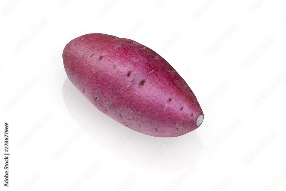 Japanese Sweet Potato isolate on white background Japanese Sweet Potato isolate on white background
