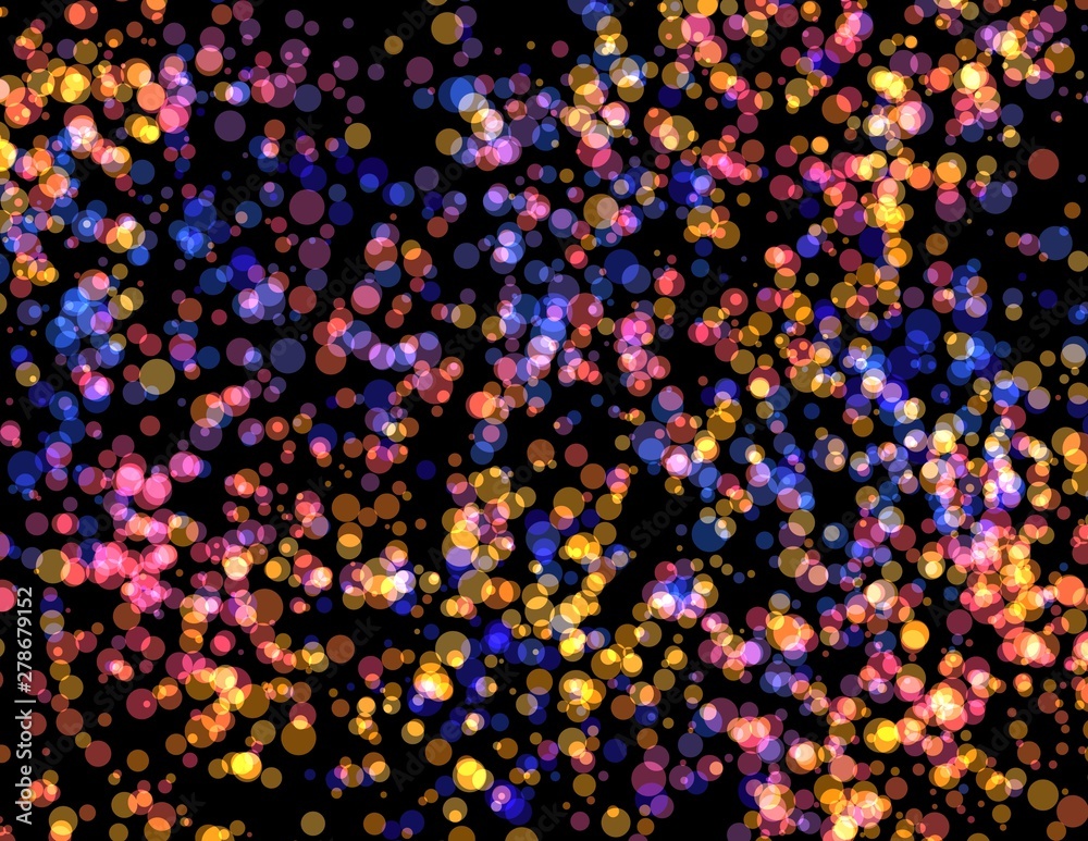 Multicolored Confetti Background