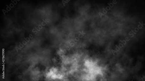 Smoke on the floor . Misty fog effect texture overlays for text or space. Isolated on background.
