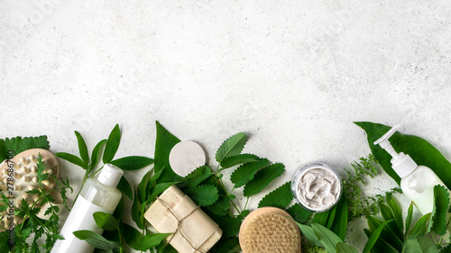 Natural Skincare and leaves