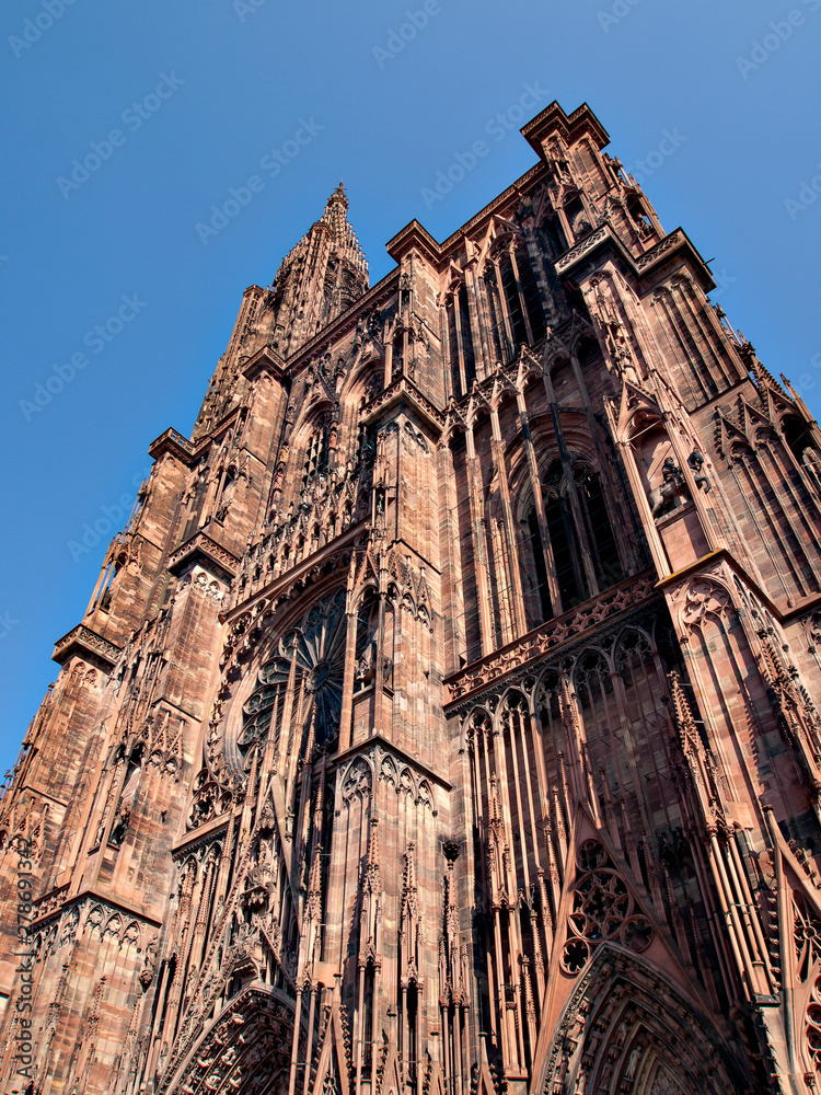 Notre Dame church in Strasbourg, France