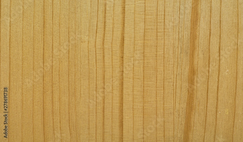 Panorama close up macro of seameless pine wood board texture. photo