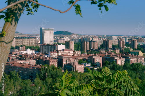 Views of the Duque de Lerma tower from La Fuente el Sol