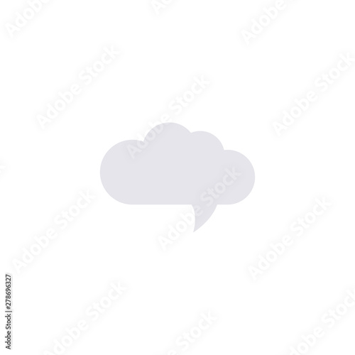 Speech Bubble. Speech bubble icon. Message icon. Speech icon. Message Bubble vector icon isolated on white background