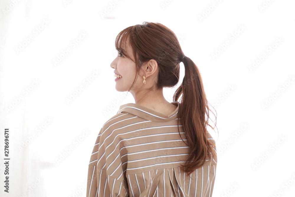 Obraz premium 横顔の女性