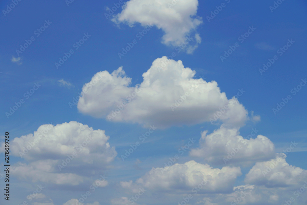 Blue sky with white clouds. Blue sky with white clouds.