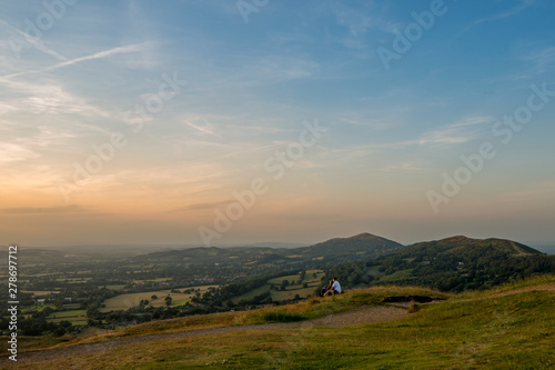 View of the Malvern Hills from British Camp Worcestershire England