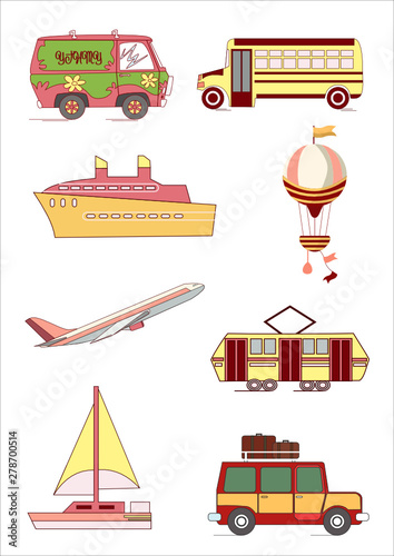 set of icons