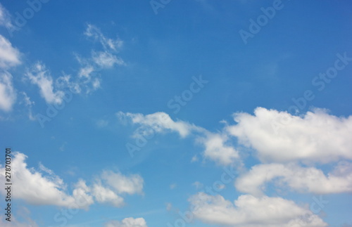 the blue sky abstract white cloud background © apithana