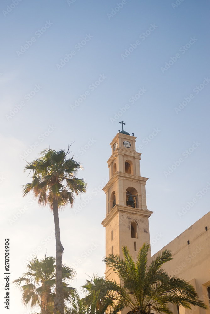 St. Peters Church in the old city of Jaffa in Tel Aviv, Israel
