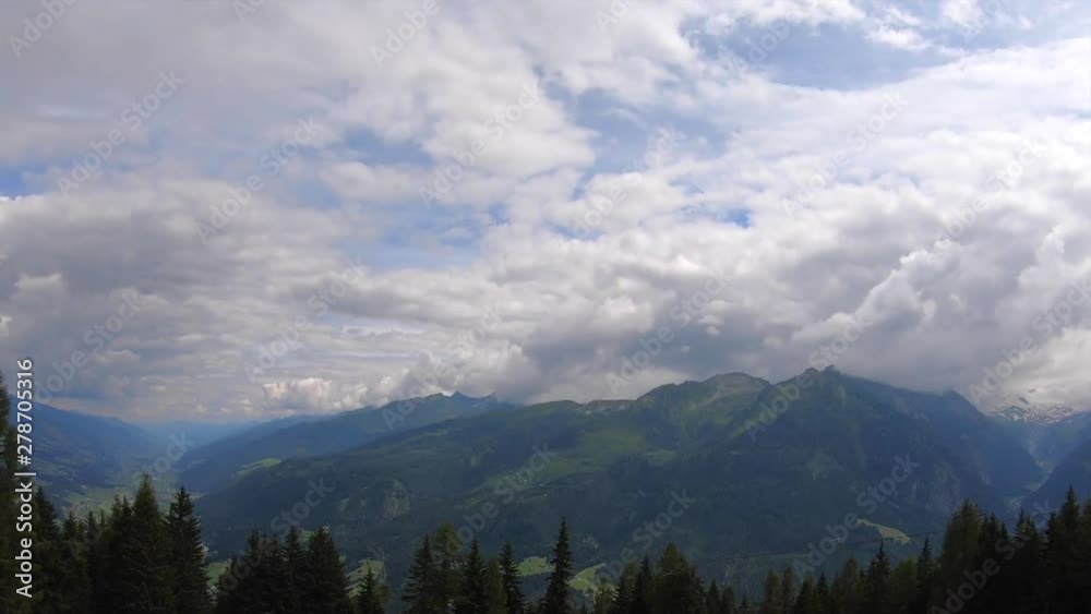 Timelapse of clouds and Austrian mountains Timelapse of clouds and Austrian mountains